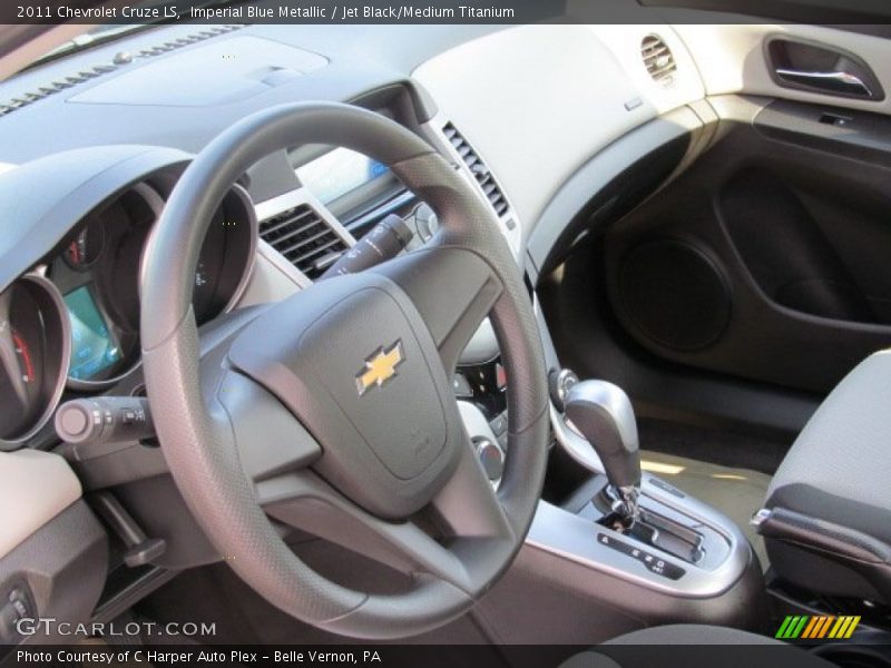 Imperial Blue Metallic / Jet Black/Medium Titanium 2011 Chevrolet Cruze LS
