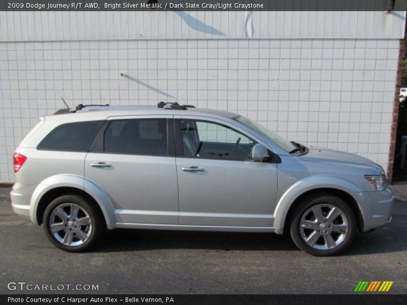 Bright Silver Metallic / Dark Slate Gray/Light Graystone 2009 Dodge Journey R/T AWD