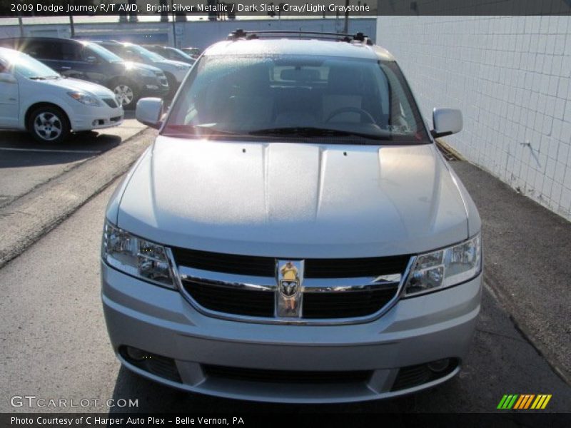 Bright Silver Metallic / Dark Slate Gray/Light Graystone 2009 Dodge Journey R/T AWD