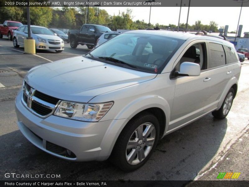 Bright Silver Metallic / Dark Slate Gray/Light Graystone 2009 Dodge Journey R/T AWD