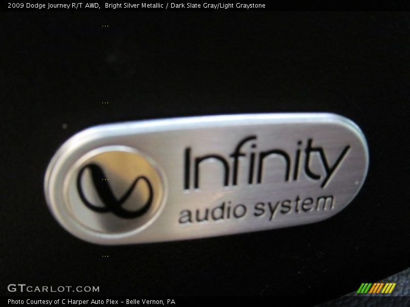 Bright Silver Metallic / Dark Slate Gray/Light Graystone 2009 Dodge Journey R/T AWD