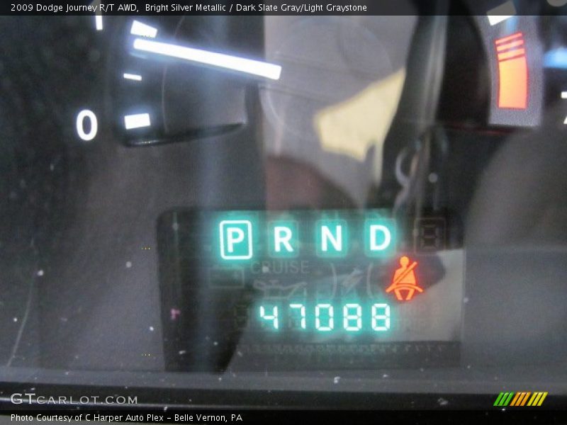 Bright Silver Metallic / Dark Slate Gray/Light Graystone 2009 Dodge Journey R/T AWD