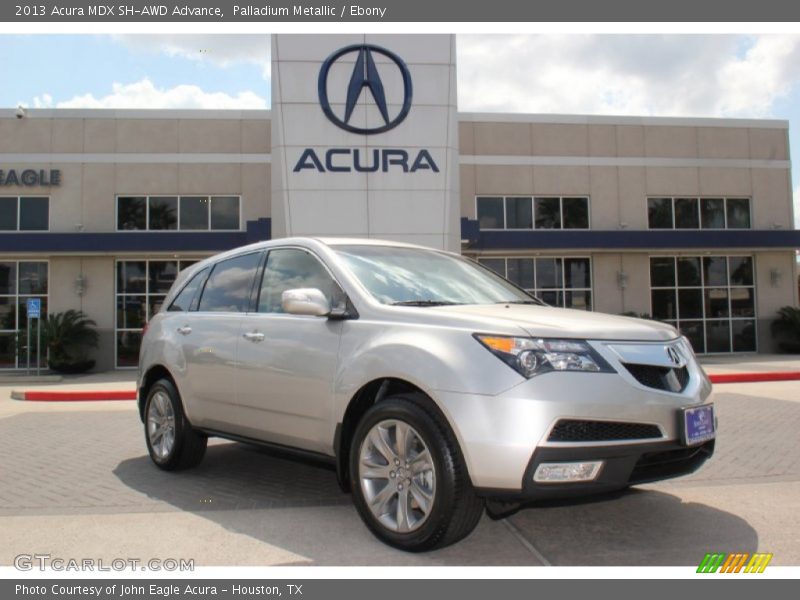 Palladium Metallic / Ebony 2013 Acura MDX SH-AWD Advance