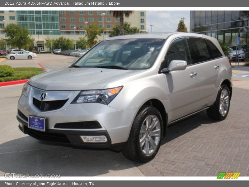 Palladium Metallic / Ebony 2013 Acura MDX SH-AWD Advance