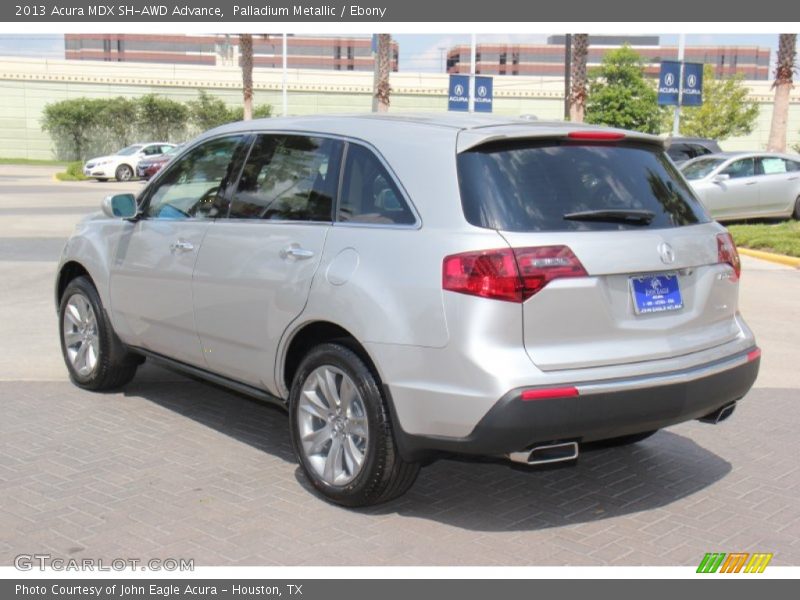 Palladium Metallic / Ebony 2013 Acura MDX SH-AWD Advance