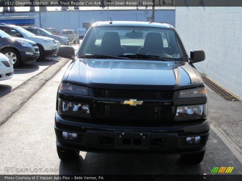Sheer Silver Metallic / Ebony 2012 Chevrolet Colorado Work Truck Regular Cab 4x4