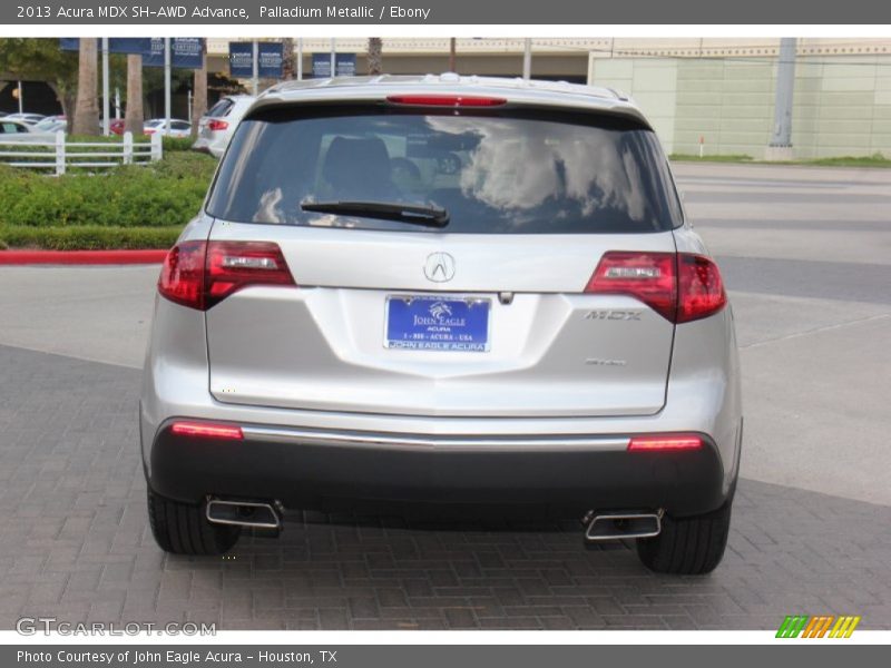 Palladium Metallic / Ebony 2013 Acura MDX SH-AWD Advance