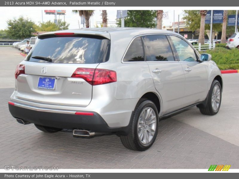 Palladium Metallic / Ebony 2013 Acura MDX SH-AWD Advance