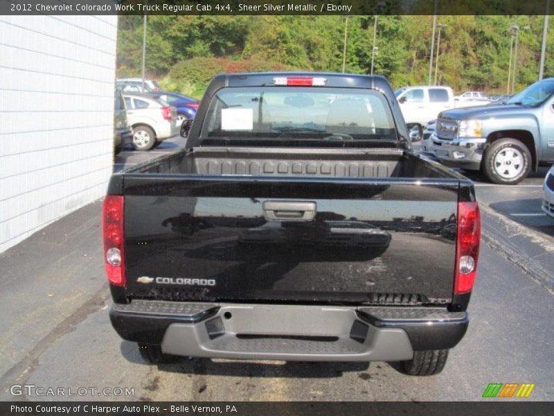 Sheer Silver Metallic / Ebony 2012 Chevrolet Colorado Work Truck Regular Cab 4x4