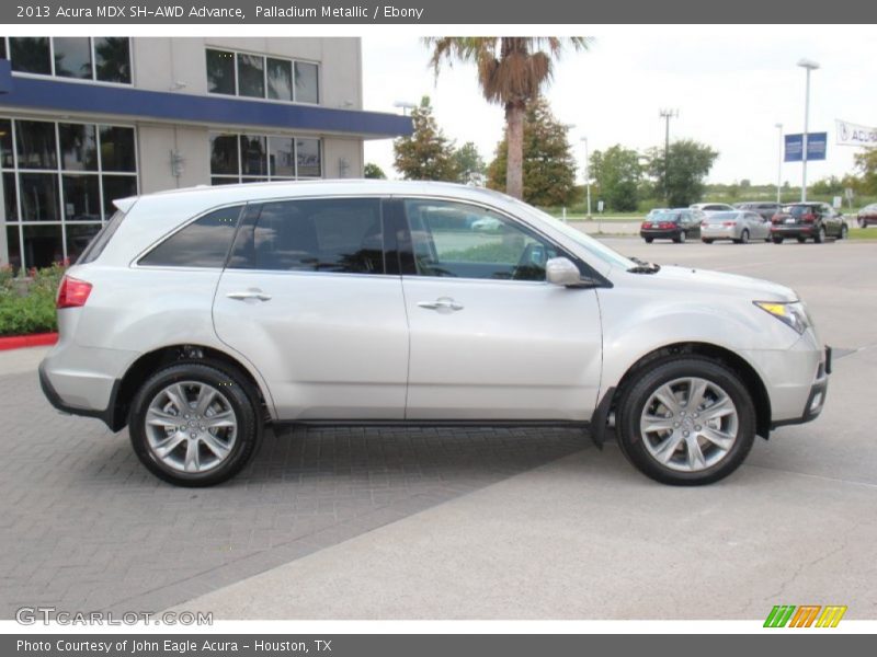 Palladium Metallic / Ebony 2013 Acura MDX SH-AWD Advance