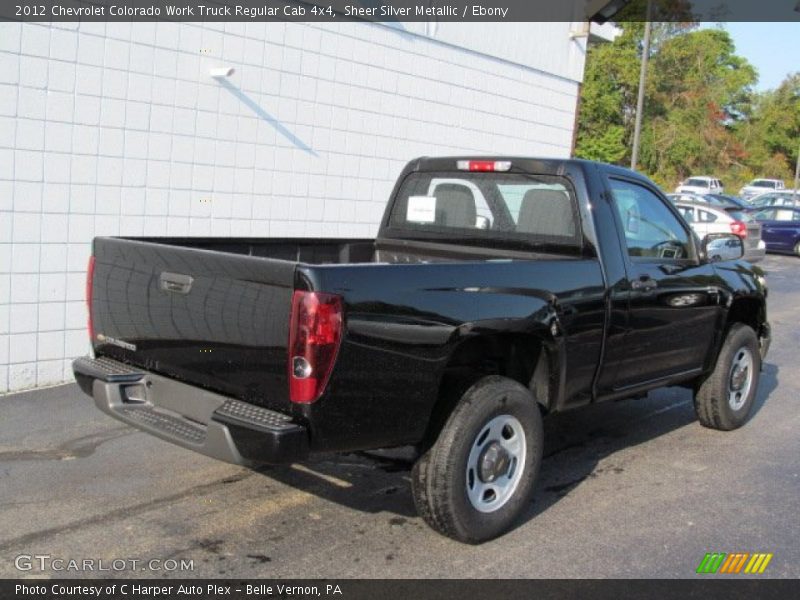  2012 Colorado Work Truck Regular Cab 4x4 Sheer Silver Metallic