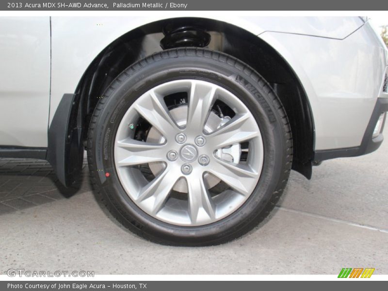 Palladium Metallic / Ebony 2013 Acura MDX SH-AWD Advance