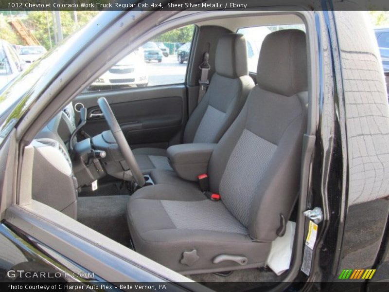 Front Seat of 2012 Colorado Work Truck Regular Cab 4x4