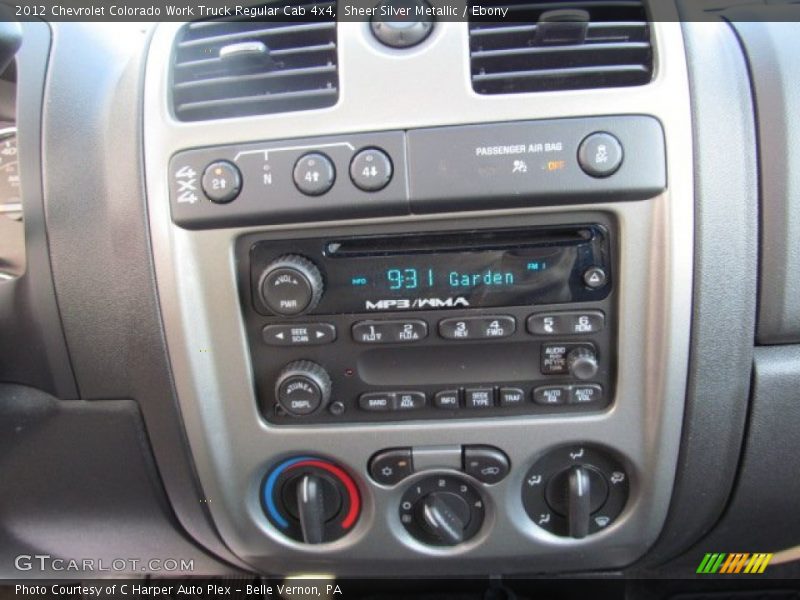 Controls of 2012 Colorado Work Truck Regular Cab 4x4