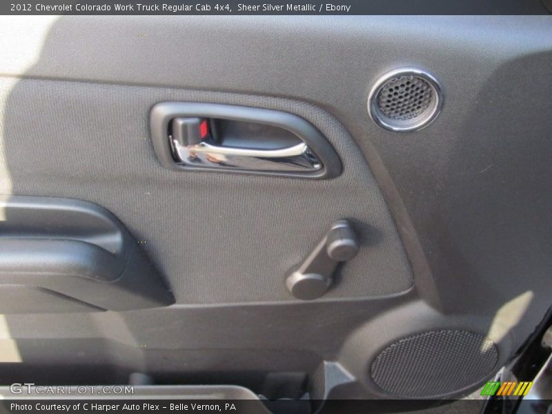 Sheer Silver Metallic / Ebony 2012 Chevrolet Colorado Work Truck Regular Cab 4x4