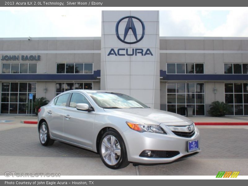 Silver Moon / Ebony 2013 Acura ILX 2.0L Technology