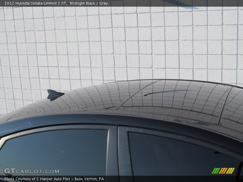 Midnight Black / Gray 2012 Hyundai Sonata Limited 2.0T