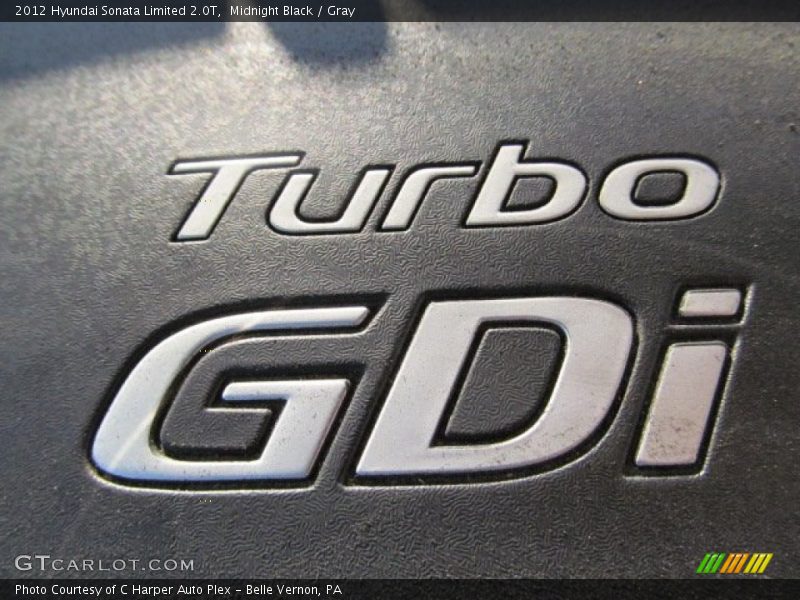 Midnight Black / Gray 2012 Hyundai Sonata Limited 2.0T