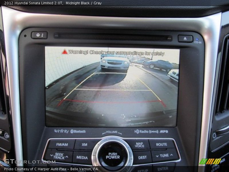 Midnight Black / Gray 2012 Hyundai Sonata Limited 2.0T