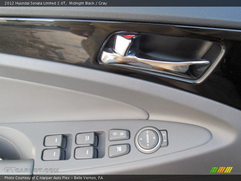 Midnight Black / Gray 2012 Hyundai Sonata Limited 2.0T