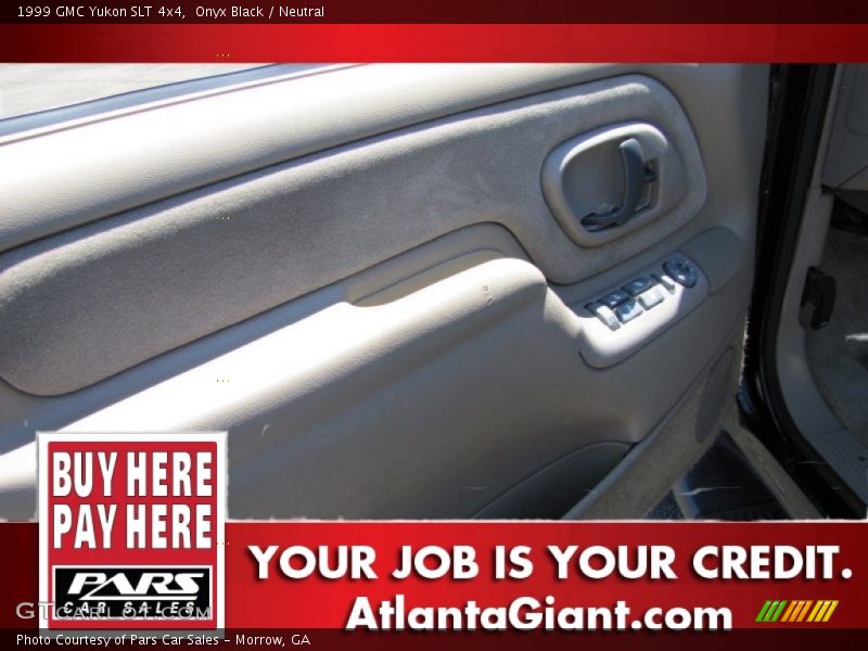 Onyx Black / Neutral 1999 GMC Yukon SLT 4x4