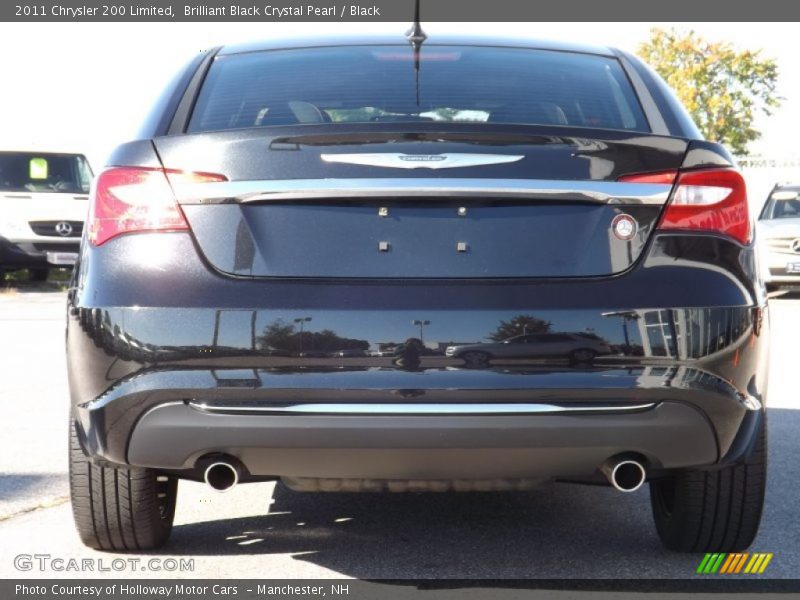 Brilliant Black Crystal Pearl / Black 2011 Chrysler 200 Limited