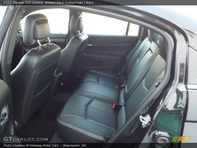 Brilliant Black Crystal Pearl / Black 2011 Chrysler 200 Limited