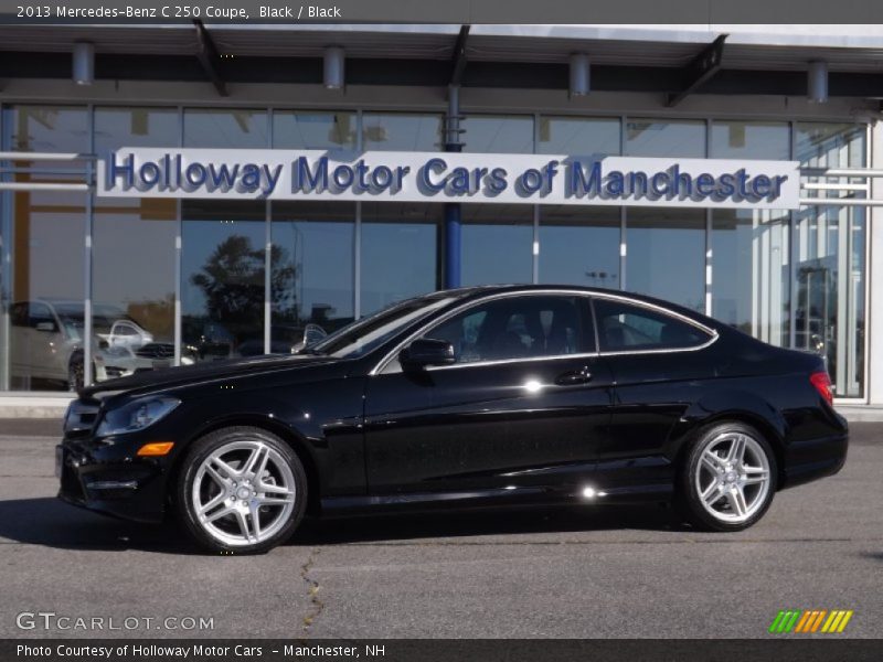 Black / Black 2013 Mercedes-Benz C 250 Coupe