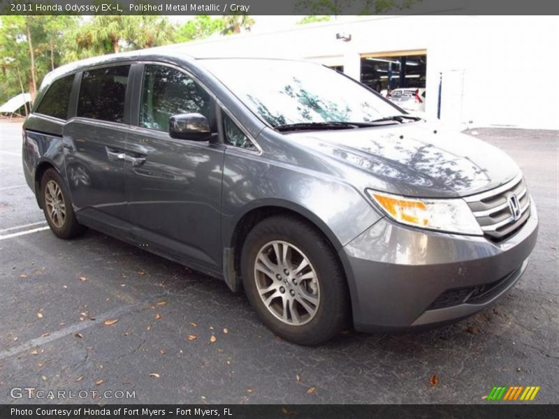 Polished Metal Metallic / Gray 2011 Honda Odyssey EX-L