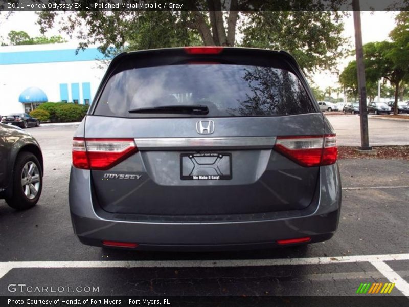 Polished Metal Metallic / Gray 2011 Honda Odyssey EX-L