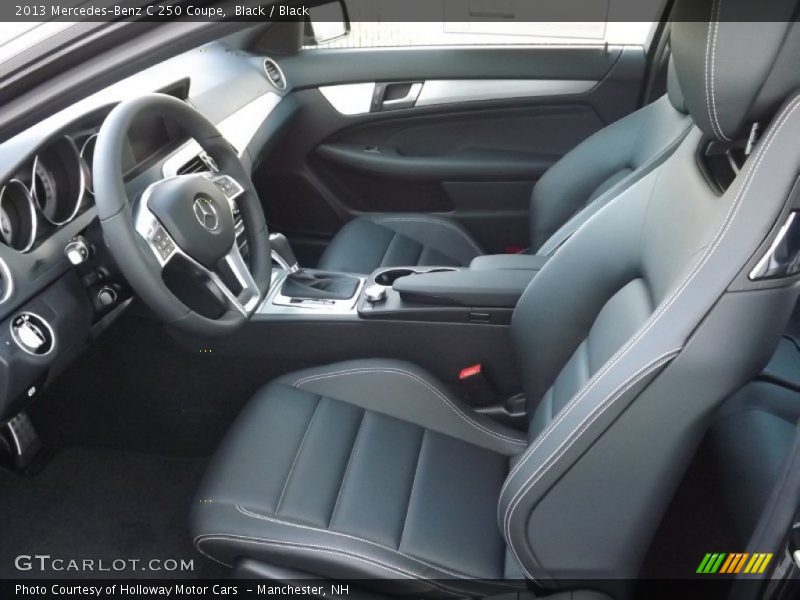 Black / Black 2013 Mercedes-Benz C 250 Coupe