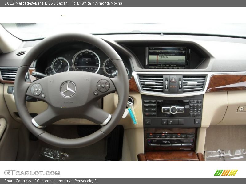 Polar White / Almond/Mocha 2013 Mercedes-Benz E 350 Sedan