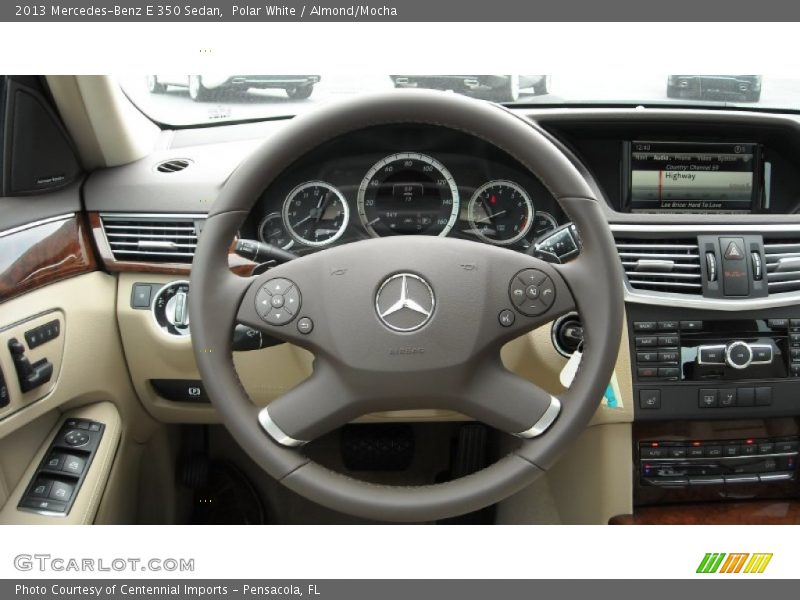 Polar White / Almond/Mocha 2013 Mercedes-Benz E 350 Sedan