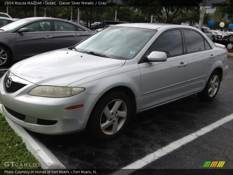 Glacier Silver Metallic / Gray 2004 Mazda MAZDA6 i Sedan