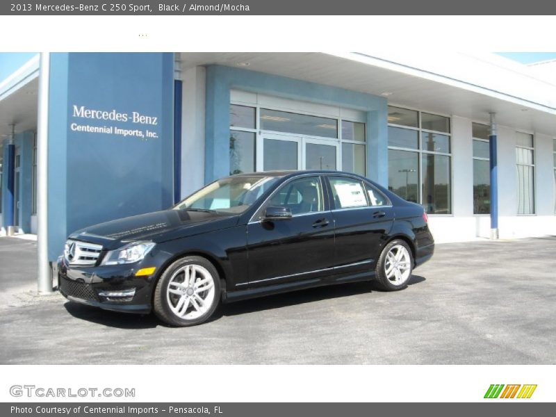 Black / Almond/Mocha 2013 Mercedes-Benz C 250 Sport