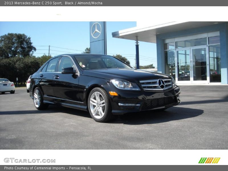 Black / Almond/Mocha 2013 Mercedes-Benz C 250 Sport