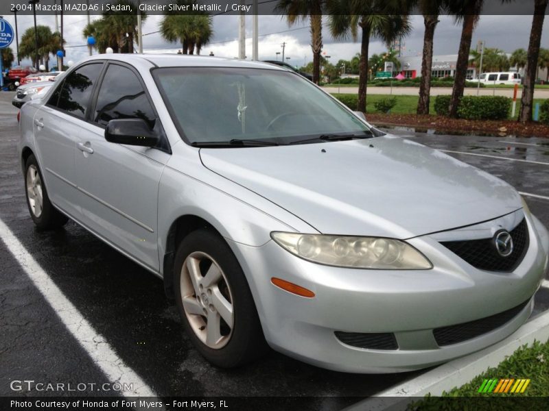 Glacier Silver Metallic / Gray 2004 Mazda MAZDA6 i Sedan