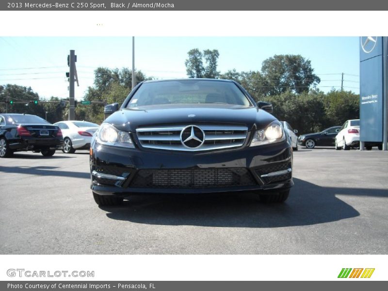 Black / Almond/Mocha 2013 Mercedes-Benz C 250 Sport