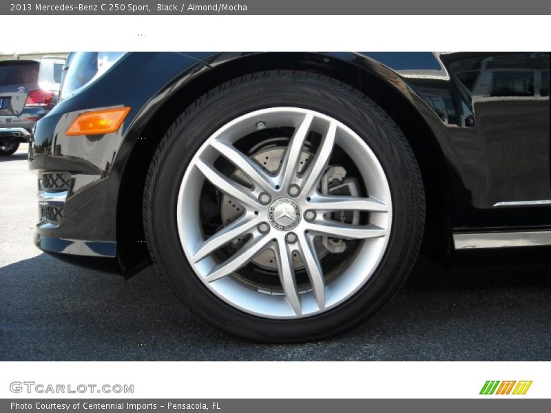 Black / Almond/Mocha 2013 Mercedes-Benz C 250 Sport