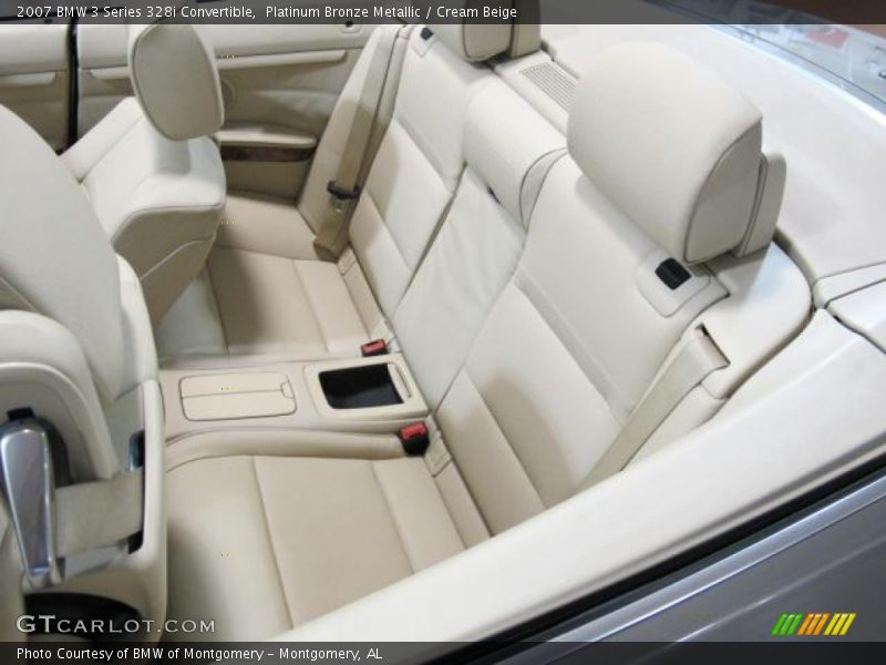 Platinum Bronze Metallic / Cream Beige 2007 BMW 3 Series 328i Convertible