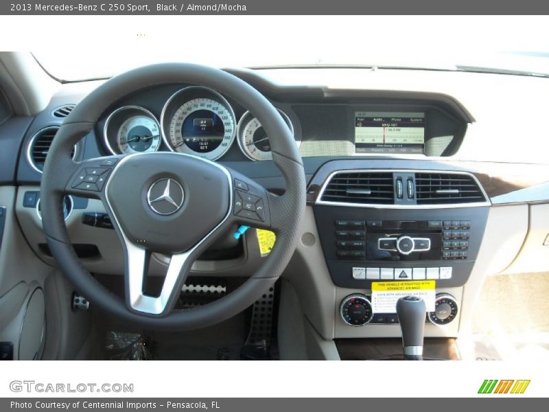 Black / Almond/Mocha 2013 Mercedes-Benz C 250 Sport