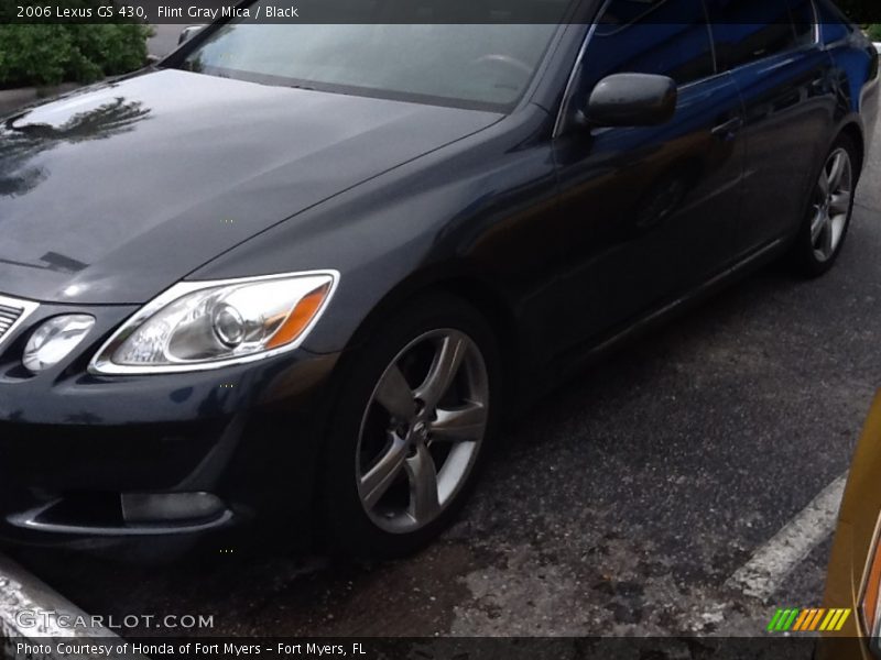 Flint Gray Mica / Black 2006 Lexus GS 430
