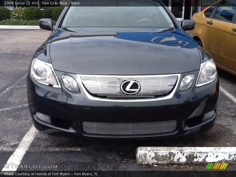 Flint Gray Mica / Black 2006 Lexus GS 430