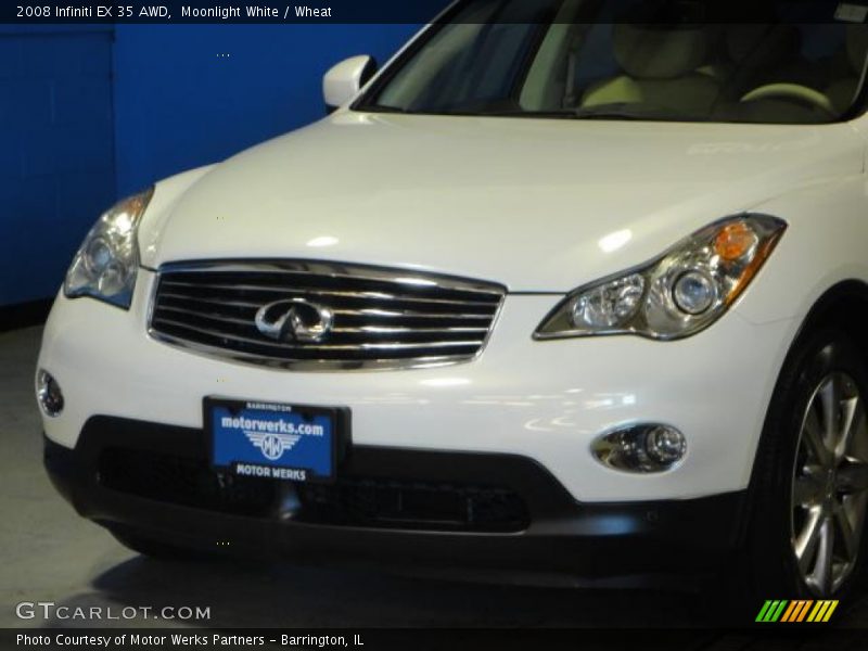 Moonlight White / Wheat 2008 Infiniti EX 35 AWD