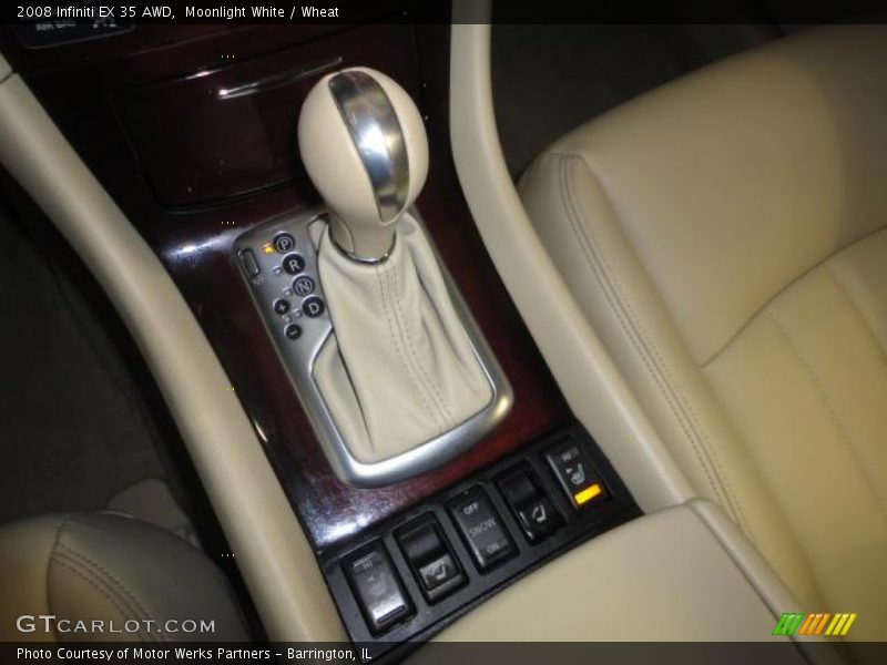 Moonlight White / Wheat 2008 Infiniti EX 35 AWD