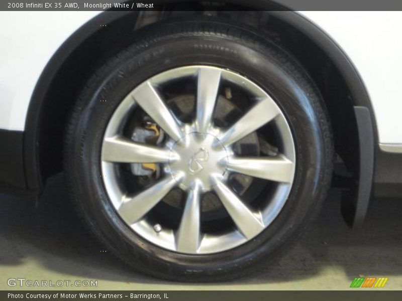 Moonlight White / Wheat 2008 Infiniti EX 35 AWD