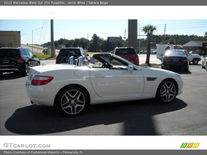 Arctic White / Sahara Beige 2013 Mercedes-Benz SLK 250 Roadster