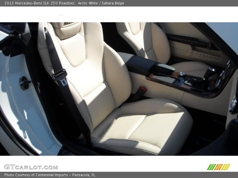 Arctic White / Sahara Beige 2013 Mercedes-Benz SLK 250 Roadster