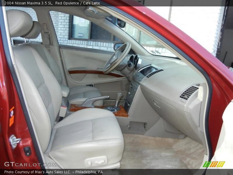 Red Opulence / Cafe Latte 2004 Nissan Maxima 3.5 SL