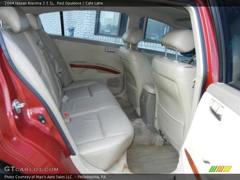 Red Opulence / Cafe Latte 2004 Nissan Maxima 3.5 SL
